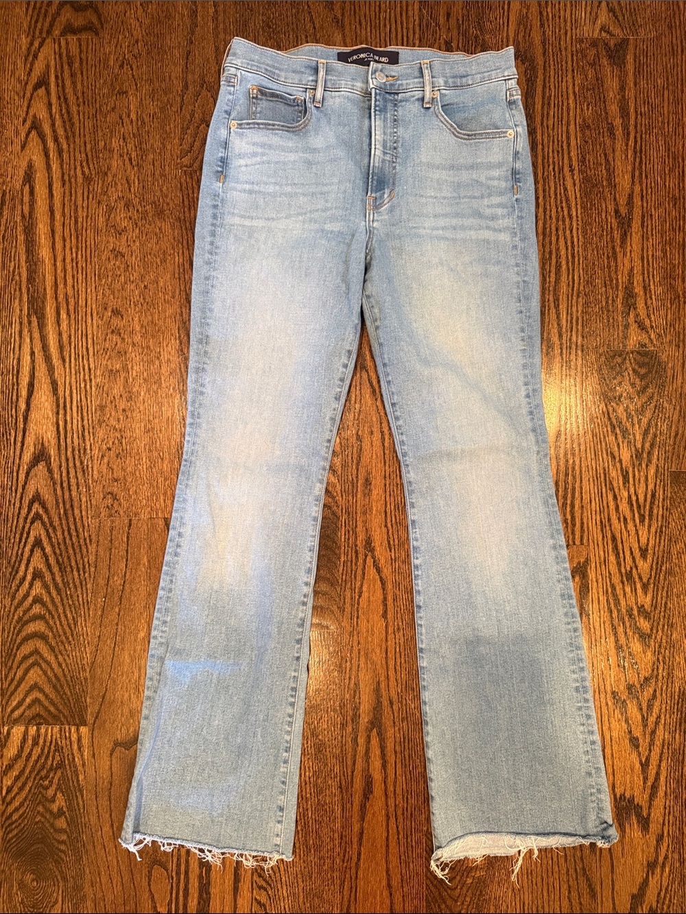 Veronica Beard Cameron High Rise  Light Wash Women's Bootcut Jeans, size 30